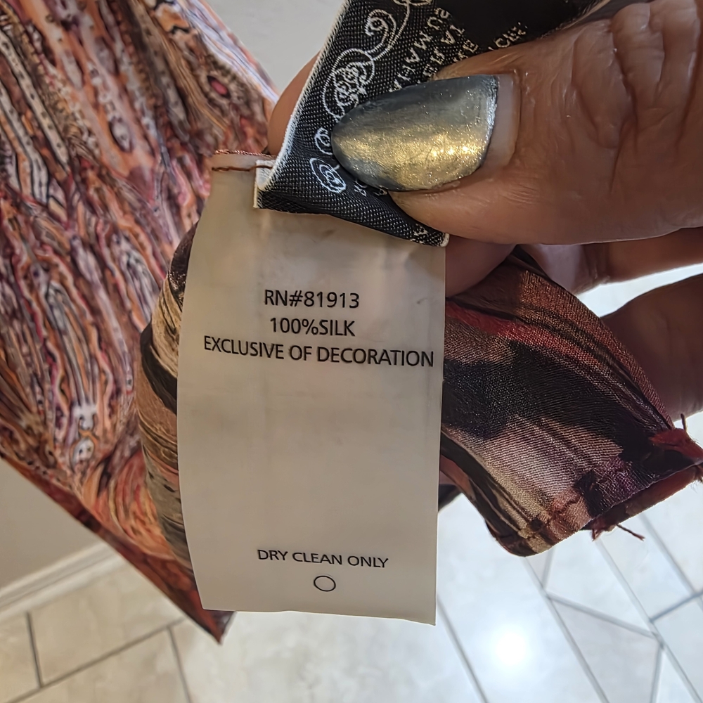 Robert Graham Vibrant Patterned Maxi Dress - Picture 7 of 7